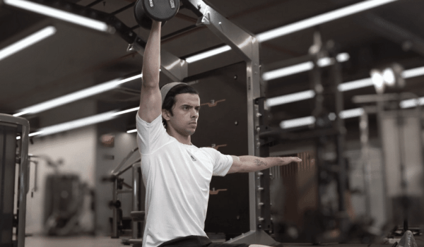 Single Arm Overhead press-shoulder workout