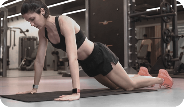 Knee pushup chest